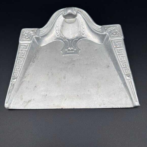 Antique Aluminum Silent Butler Crumb Catcher Tray with Scraper Vintage - Picture 8 of 16